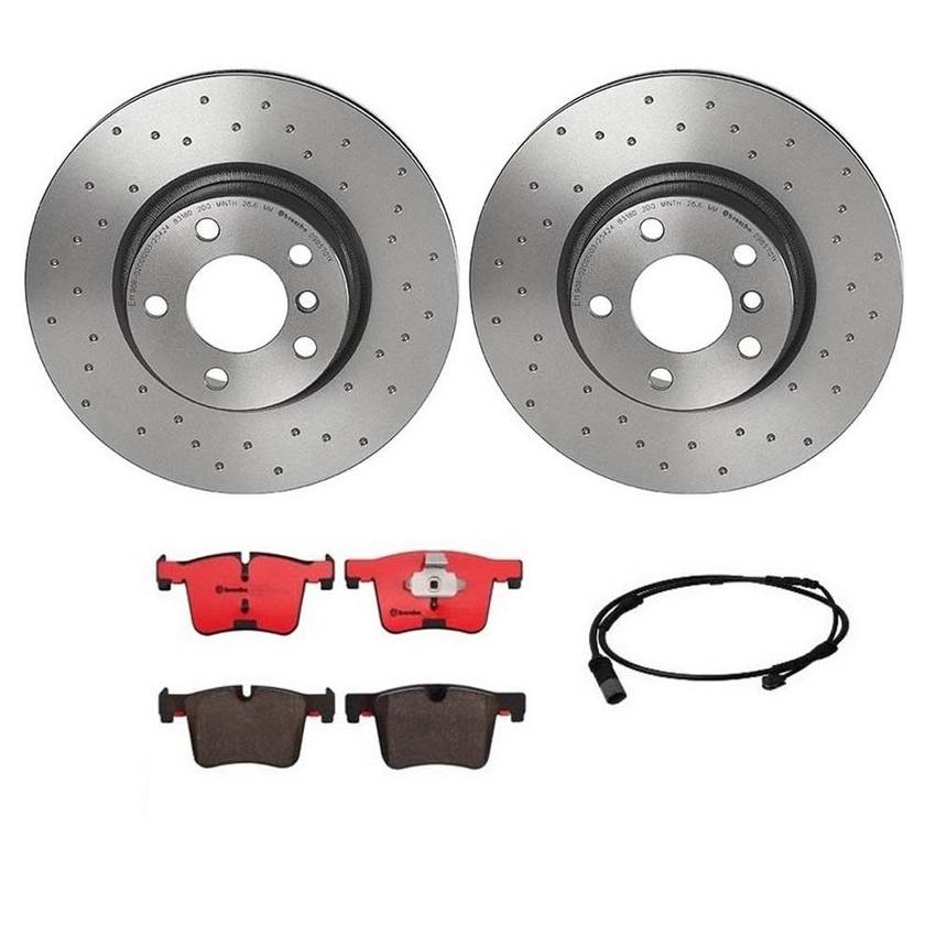 BMW Brembo Brake Kit – Pads and Rotors Front (328mm) (Xtra) (Ceramic) 34106879122 – Brembo 3808860KIT