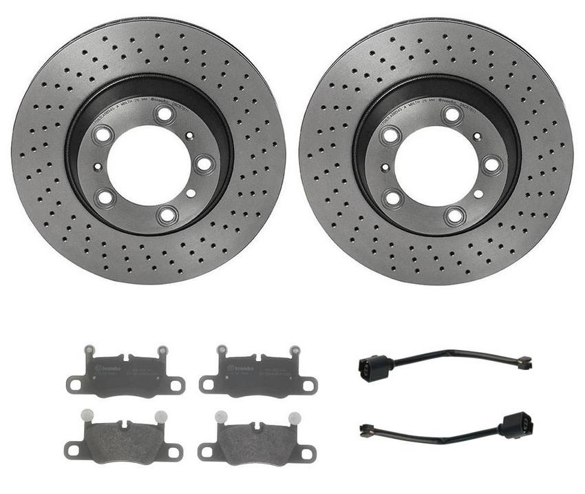 Brembo Brakes Kit – Pads and Rotors Rear (330mm) (Ceramic)