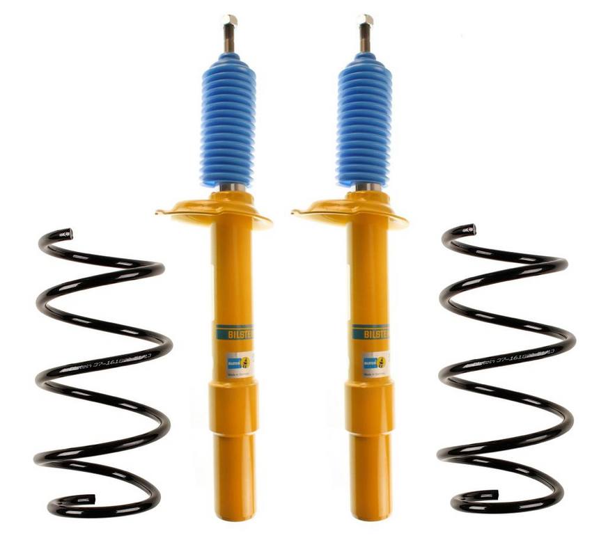 BMW Suspension Strut and Coil Spring Kit – Front (Standard Suspension) (B6 Performance) 31336761214 – Bilstein 3809734KIT