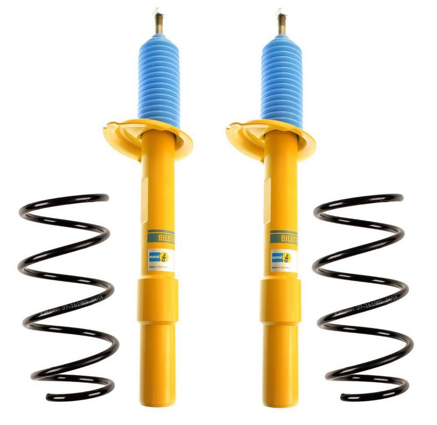 BMW Suspension Strut and Coil Spring Kit – Front (Standard Suspension) (B6 Performance) 31336761211 – Bilstein 3809740KIT