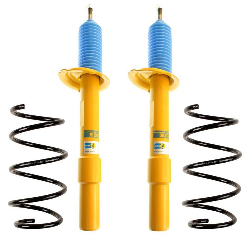 BMW Suspension Strut and Coil Spring Kit – Front (Standard Suspension) (B6 Performance) 31336761214 – Bilstein 3809742KIT