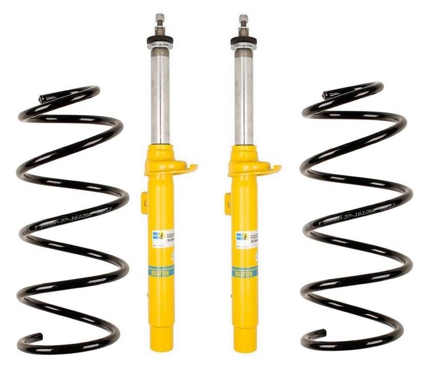 BMW Suspension Strut and Coil Spring Kit – Front (Standard Suspension – Without Electronic Susp) (B6 Performance) 31336767370 – Bilstein 3809792KIT