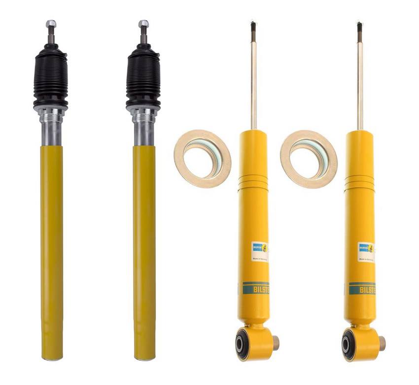 BMW Suspension Strut and Shock Absorber Assembly Kit – Front and Rear (B6 Performance) 31322225016 – Bilstein 3809832KIT