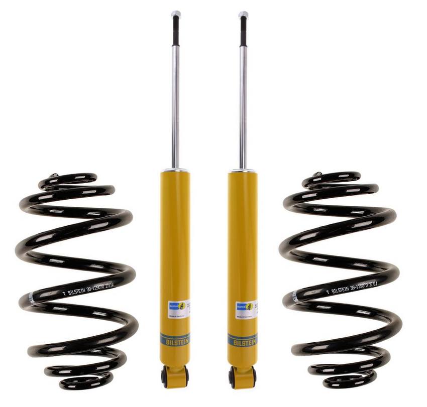 BMW Shock Absorber and Coil Spring Assembly – Rear (Standard Suspension) (B6 Performance) 33539059281 – Bilstein 3809868KIT