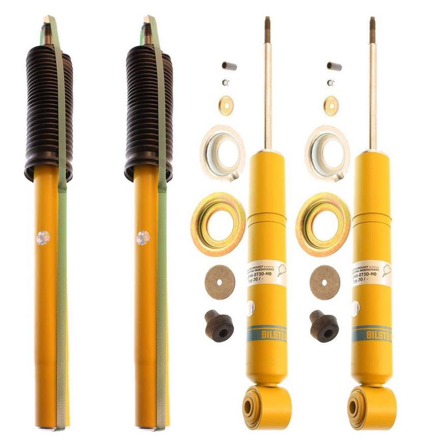 BMW Suspension Strut and Shock Absorber Assembly Kit – Front and Rear (Standard Suspension) (B6 Performance) 31321112664 – Bilstein 3809869KIT