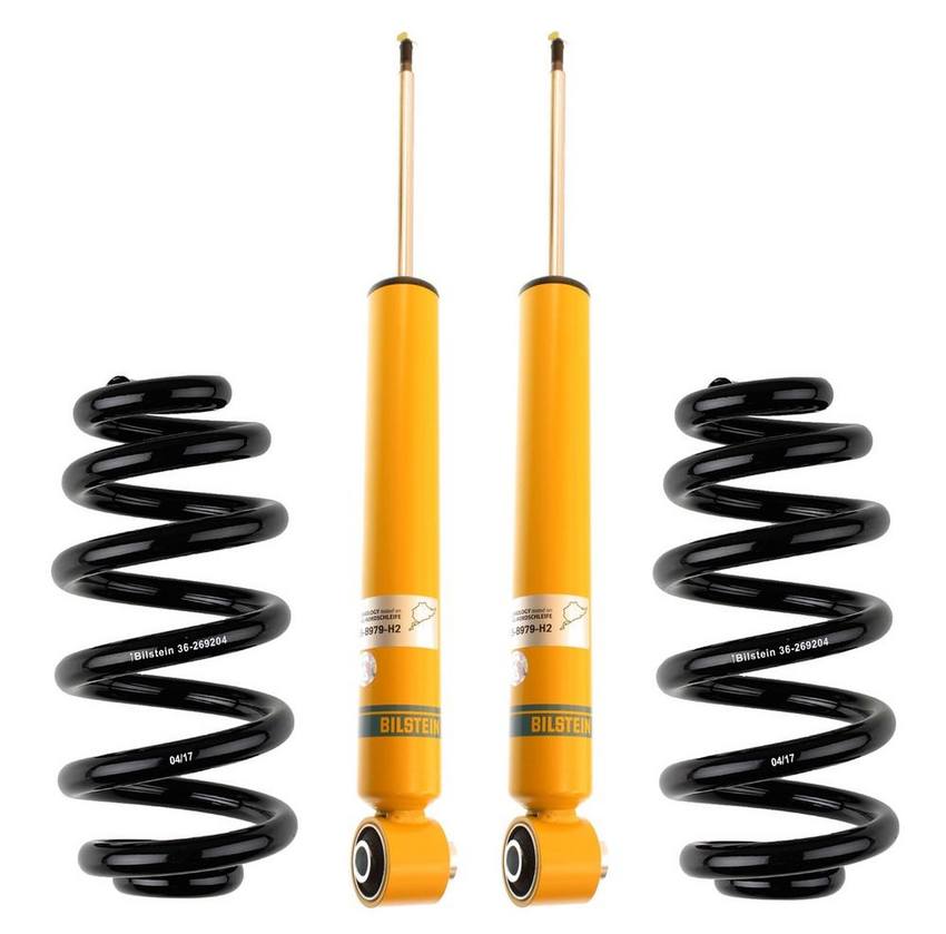 Audi Shock Absorber and Coil Spring Assembly – Rear (Standard Suspension) (B6 Performance) 8E0513036AJ – Bilstein 3810096KIT