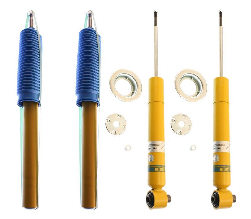 BMW Suspension Strut and Shock Absorber Assembly Kit – Front and Rear (Without Self-Leveling Suspension) (B6 Performance) 33522226592 – Bilstein 3810152KIT