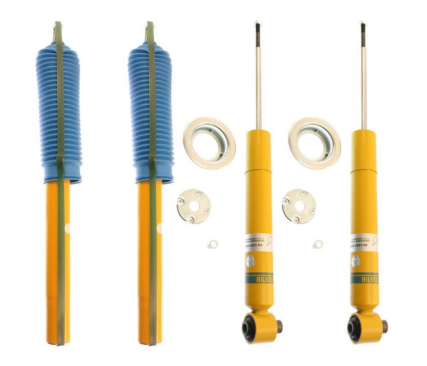 BMW Suspension Strut and Shock Absorber Assembly Kit – Front and Rear (B6 Performance) 33522226592 – Bilstein 3810170KIT