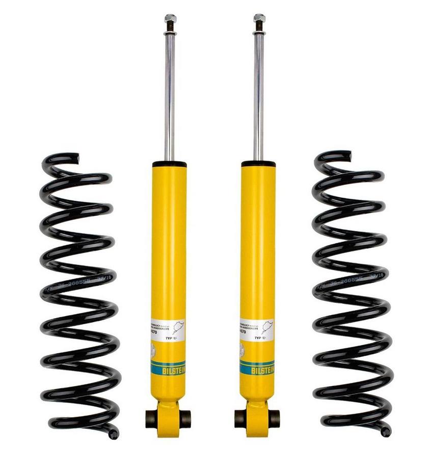 BMW Shock Absorber and Coil Spring Assembly – Rear (Standard Suspension without Electronic Suspension) (B6 Performance) 33526883830 – Bilstein 3810171KIT