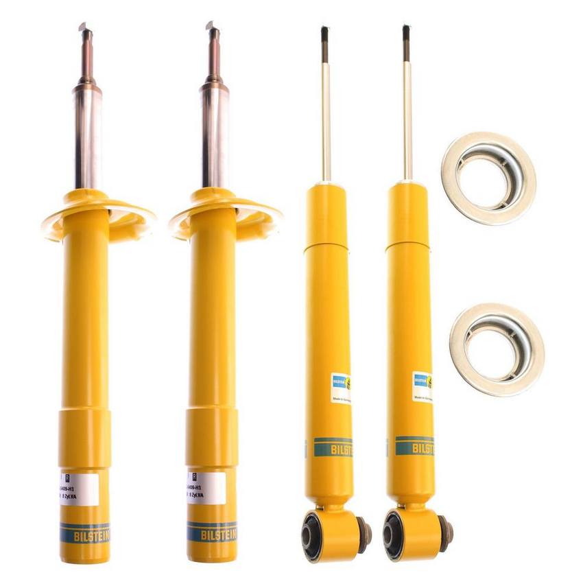 BMW Suspension Strut and Shock Absorber Assembly Kit – Front and Rear (Without Self-Leveling Suspension) (B8 Performance Plus) 33522229126 – Bilstein 3810336KIT