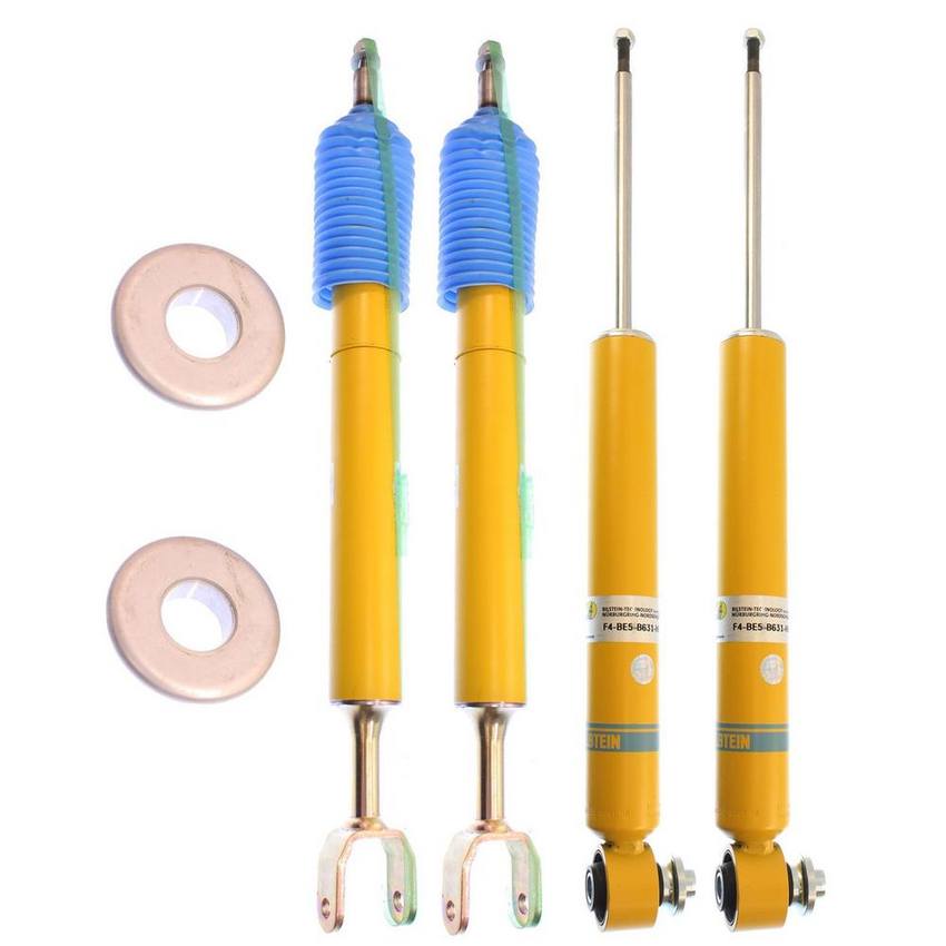 Audi Suspension Strut and Shock Absorber Assembly Kit – Front and Rear (B8 Performance Plus) – Bilstein 3810341KIT