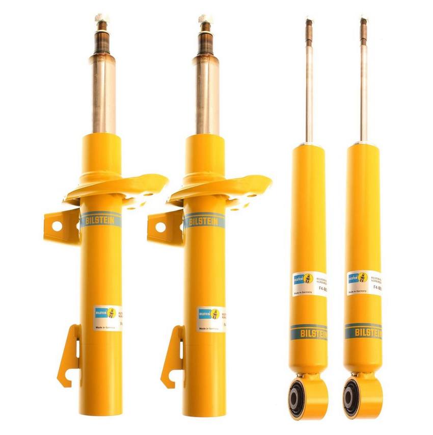 Audi Suspension Strut and Shock Absorber Assembly Kit – Front and Rear (Without Electronic Suspension) (B8 Performance Plus) – Bilstein 3810363KIT