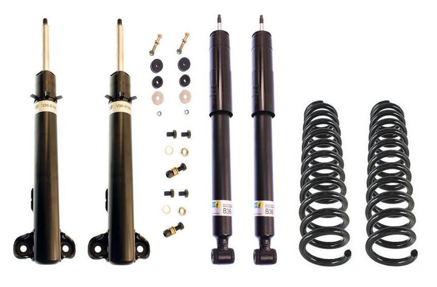 Mercedes Suspension Strut and Shock Absorber Assembly Kit – Front and Rear (Standard Suspension) (B4 OE Replacement) 1243262800 – Bilstein 3813450KIT