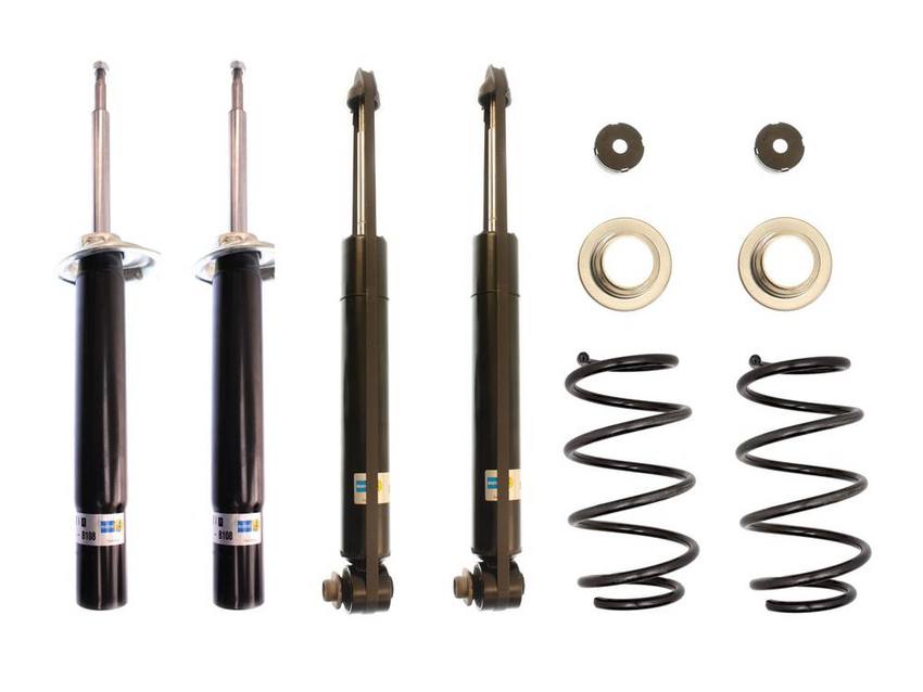 BMW Suspension Strut and Shock Absorber Assembly Kit – Front and Rear (Standard Suspension) (B4 OE Replacement) 33521094467 – Bilstein 3813508KIT