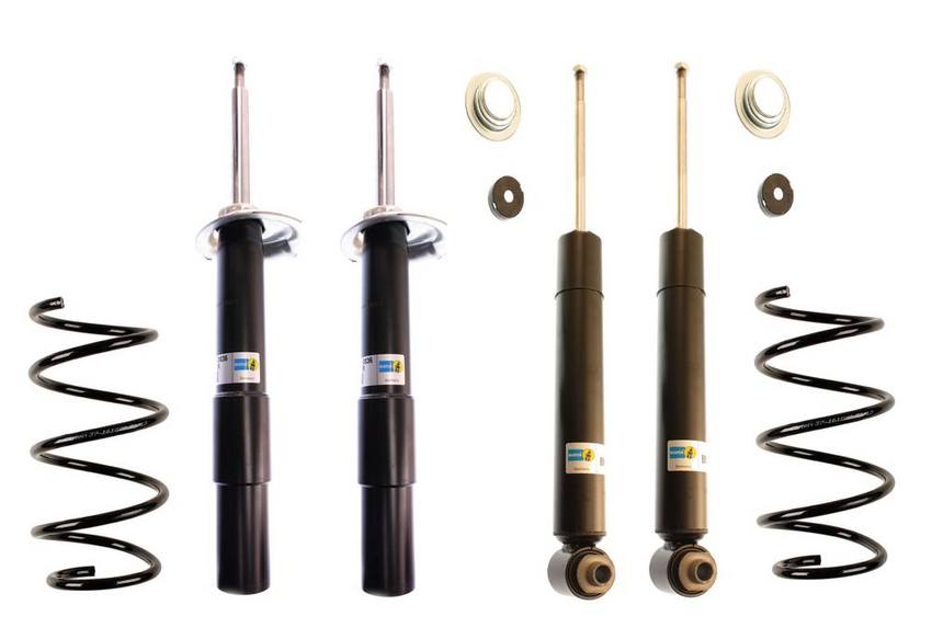 BMW Suspension Strut and Shock Absorber Assembly Kit – Front and Rear (Standard Suspension) (B4 OE Replacement) 33526785983 – Bilstein 3813555KIT