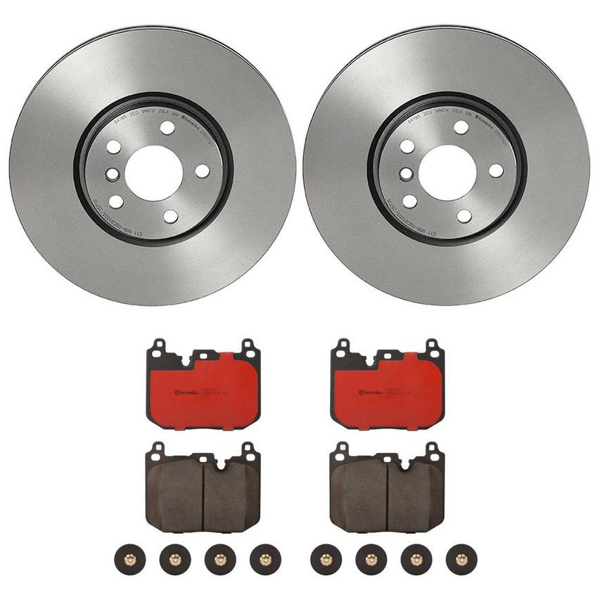 Mini Brakes Kit – Brembo Pads and Rotors Front (335mm) (Ceramic) 34116865711 – Brembo 3813652KIT