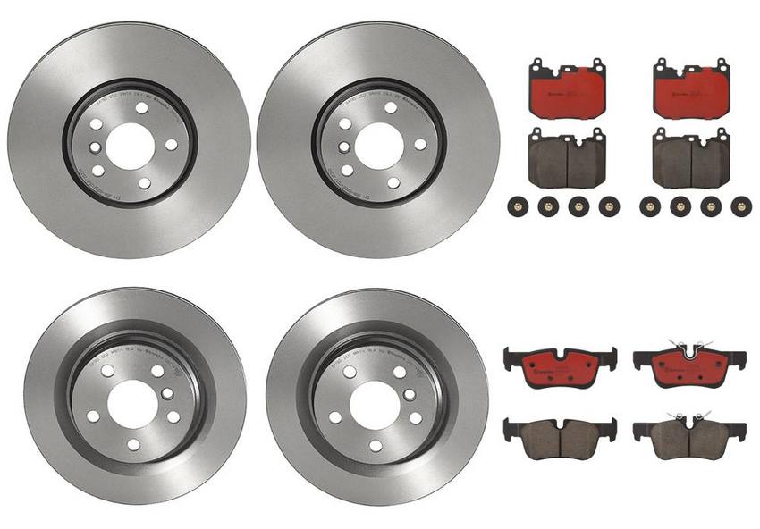 Brembo Brake Pads and Rotors Kit – Front and Rear (335mm/300mm) (Ceramic)