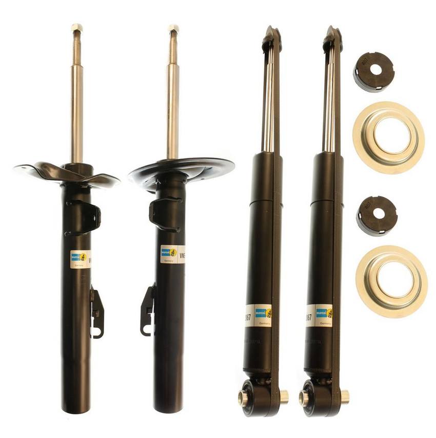 BMW Suspension Strut and Shock Absorber Assembly Kit – Front and Rear (without Electronic Suspension) (B4 OE Replacement) 33521096151 – Bilstein 3814023KIT