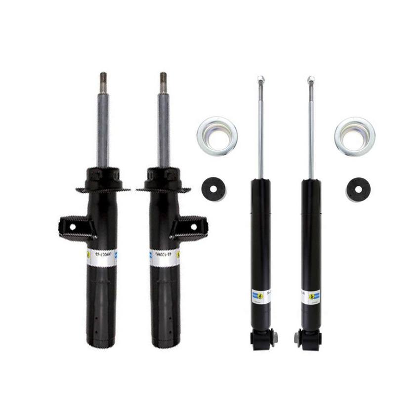 BMW Suspension Strut and Shock Absorber Assembly Kit – Front and Rear (B4 OE Replacement) 33526785984 – Bilstein 3814178KIT