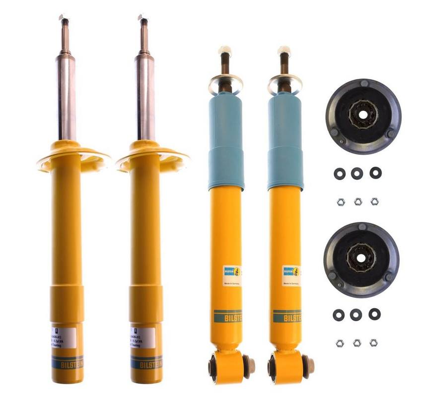 BMW Suspension Strut and Shock Absorber Assembly Kit – Front and Rear (with Self-Leveling Suspension) (B6 Performance) 33521095096 – Bilstein 3814202KIT