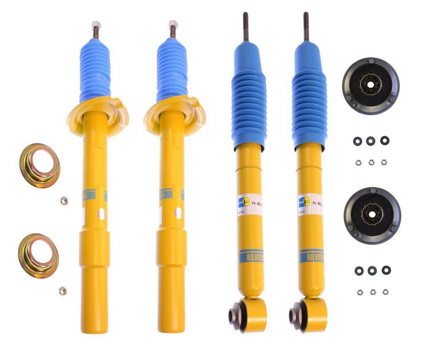 BMW Suspension Strut and Shock Absorber Assembly Kit – Front and Rear (B8 Performance Plus) 31336760943 – Bilstein 3816377KIT