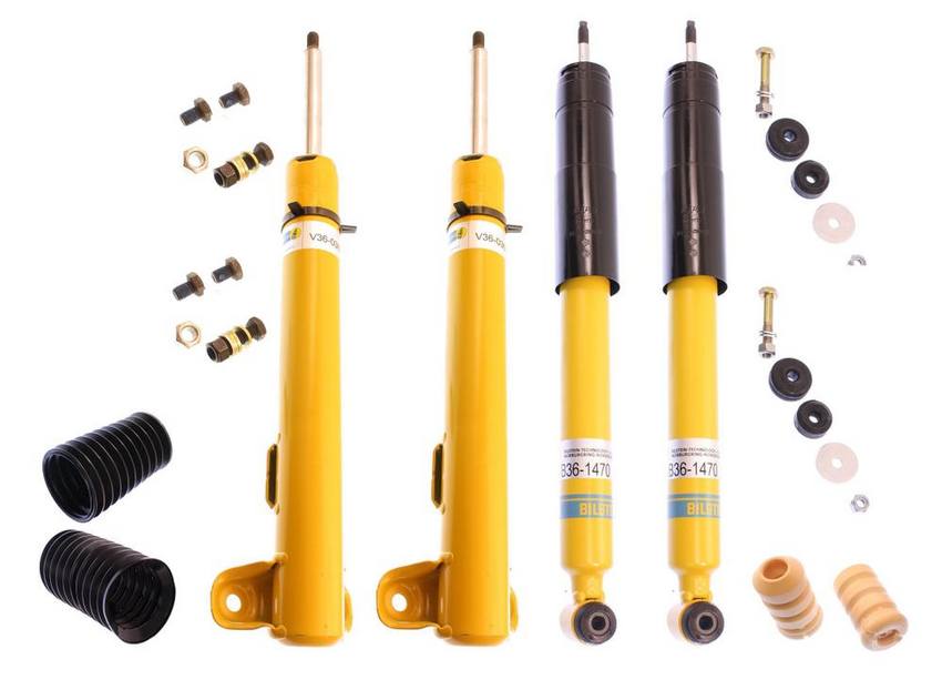 Mercedes Suspension Strut and Shock Absorber Assembly Kit – Front and Rear (B8 Performance Plus) – Bilstein 3816414KIT