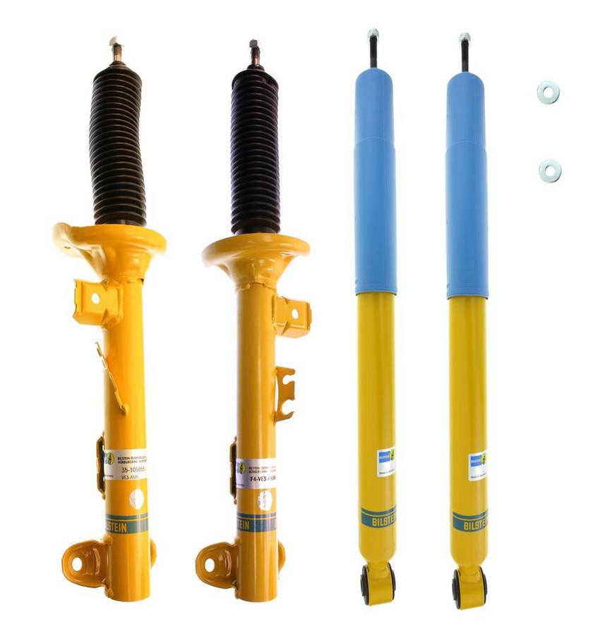 BMW Suspension Strut and Shock Absorber Assembly Kit – Front and Rear (B8 Performance Plus) 33526759752 – Bilstein 3816617KIT