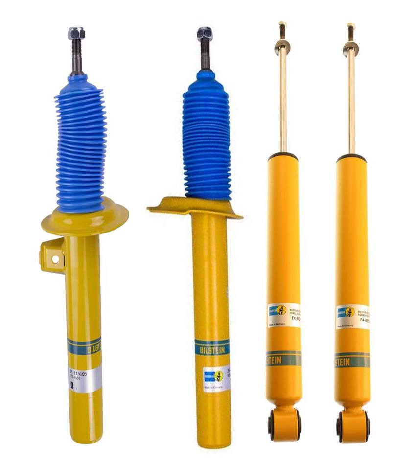 BMW Suspension Strut and Shock Absorber Assembly Kit – Front and Rear (B8 Performance Plus) – Bilstein 3816633KIT