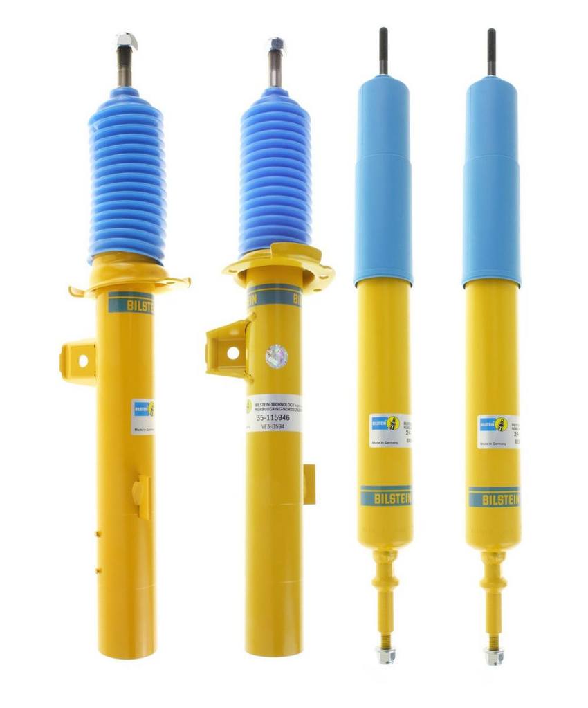 BMW Suspension Strut and Shock Absorber Assembly Kit – Front and Rear (B8 Performance Plus) – Bilstein 3816653KIT