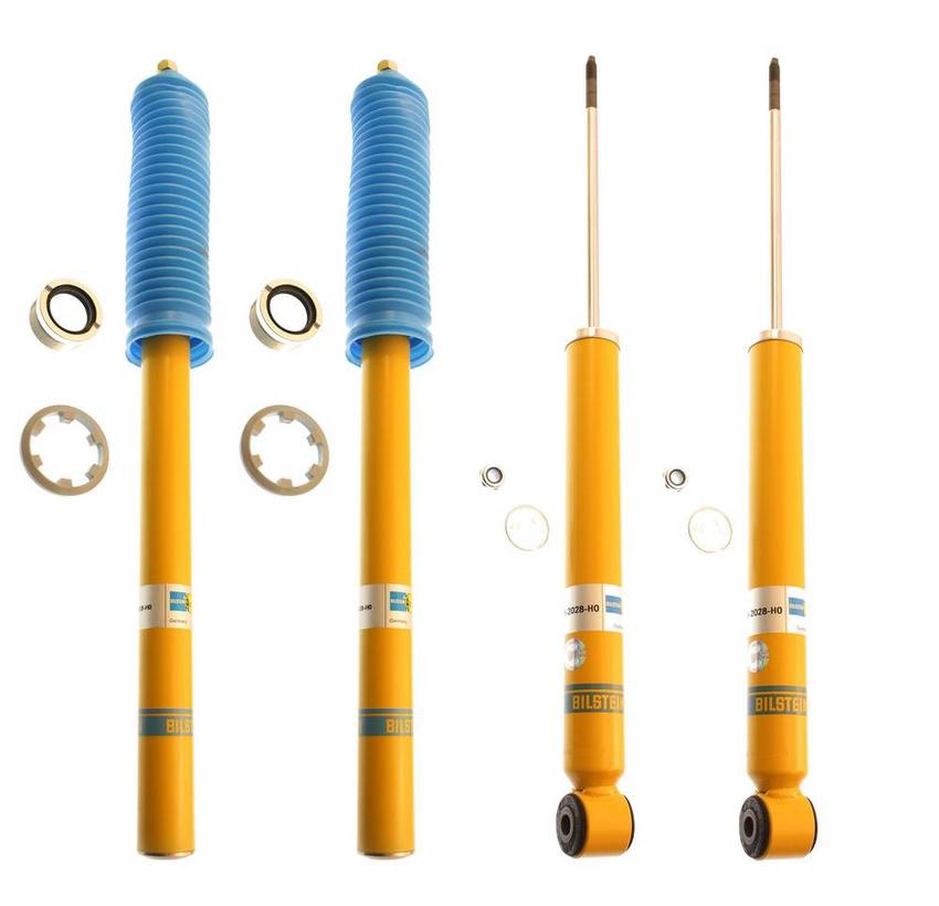 BMW Suspension Strut and Shock Absorber Assembly Kit – Front and Rear (B6 Performance) 33522225426 – Bilstein 3816857KIT