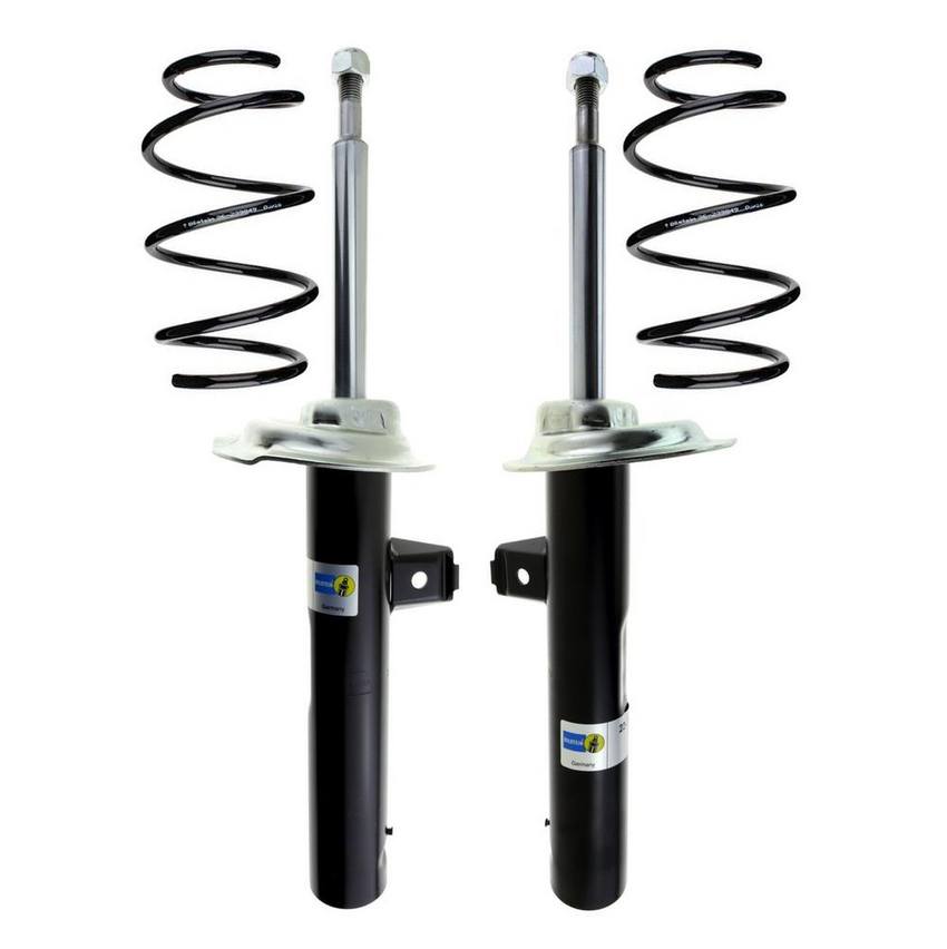 BMW Suspension Strut and Coil Spring Kit – Front (B4 OE Replacement) 31331093086 – Bilstein 3817157KIT