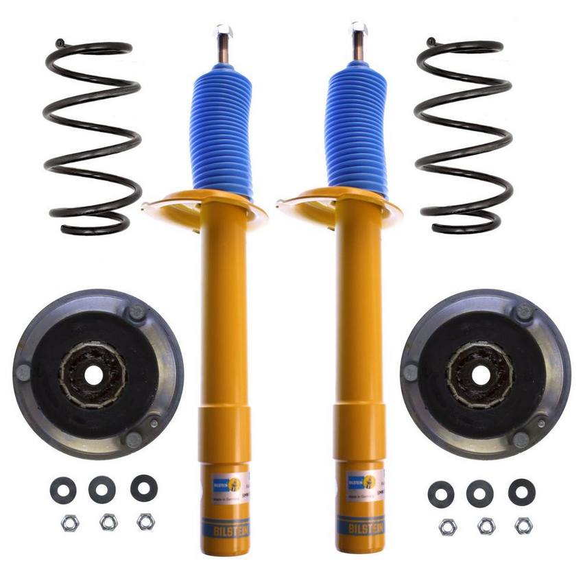 BMW Suspension Strut and Coil Spring Kit – Front (Standard Suspension) (B8 Performance Plus) 31336760943 – Bilstein 3817423KIT