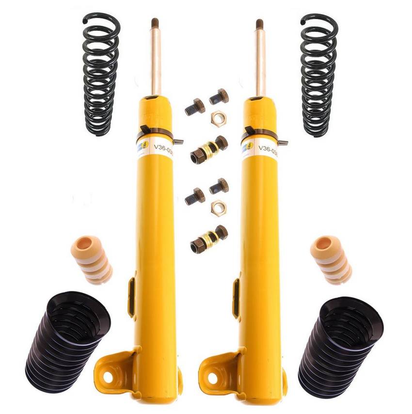 Mercedes Suspension Strut and Coil Spring Kit – Front (Heavy Duty Version for Standard Suspension) (B8 Performance Plus) – Bilstein 3817429KIT