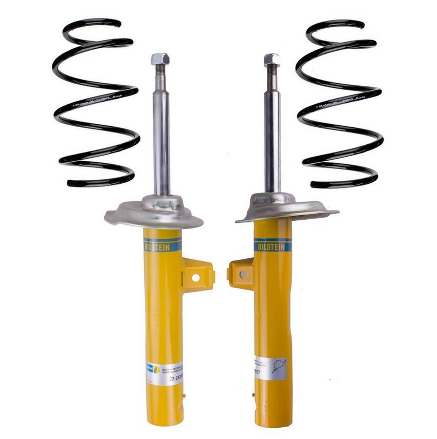 BMW Suspension Strut and Coil Spring Kit – Front (B8 Performance Plus) 31331093086 – Bilstein 3817432KIT