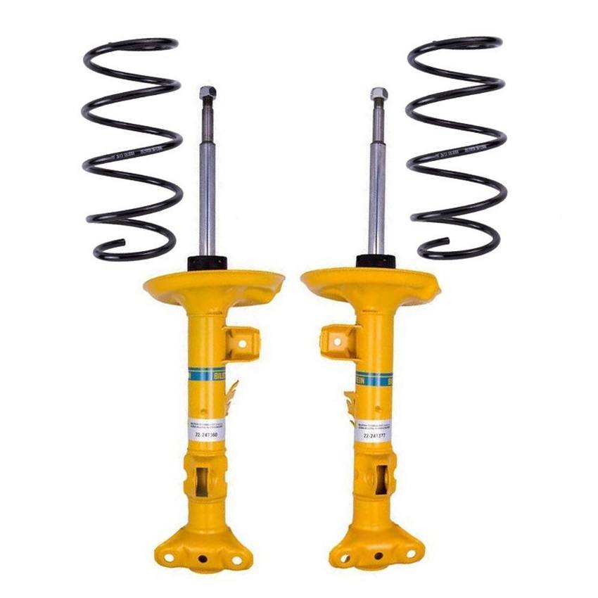 BMW Suspension Strut and Coil Spring Kit – Front (Heavy Duty Version for Standard Suspension) (B8 Performance Plus) 31331090761 – Bilstein 3817435KIT