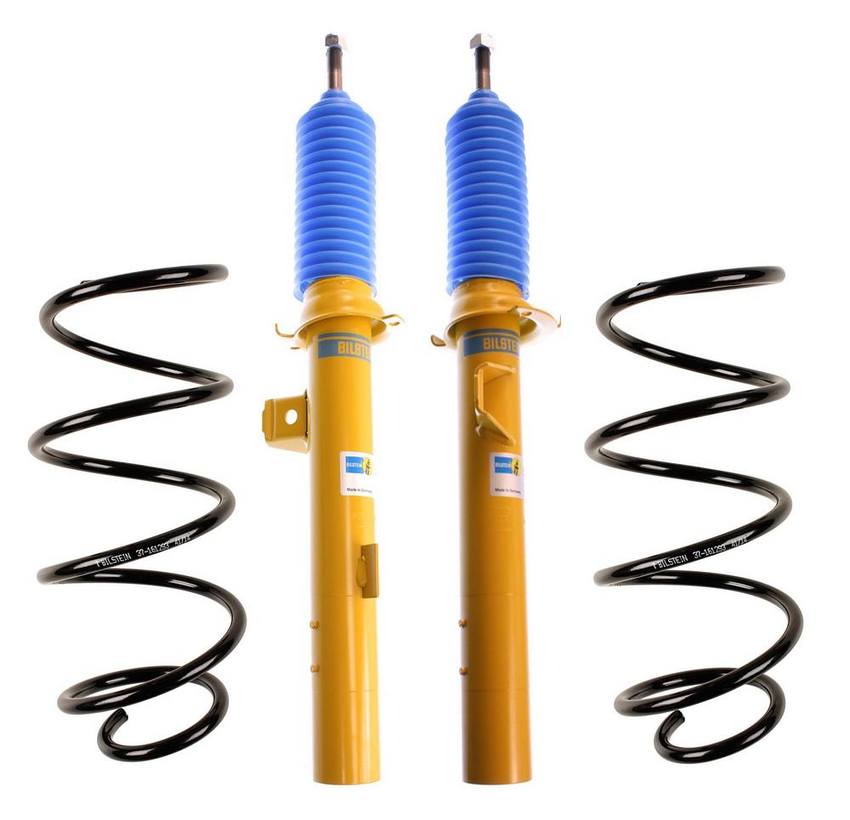 BMW Suspension Strut and Coil Spring Kit – Front (Standard Suspension) (B6 Performance) 31336767367 – Bilstein 3817464KIT