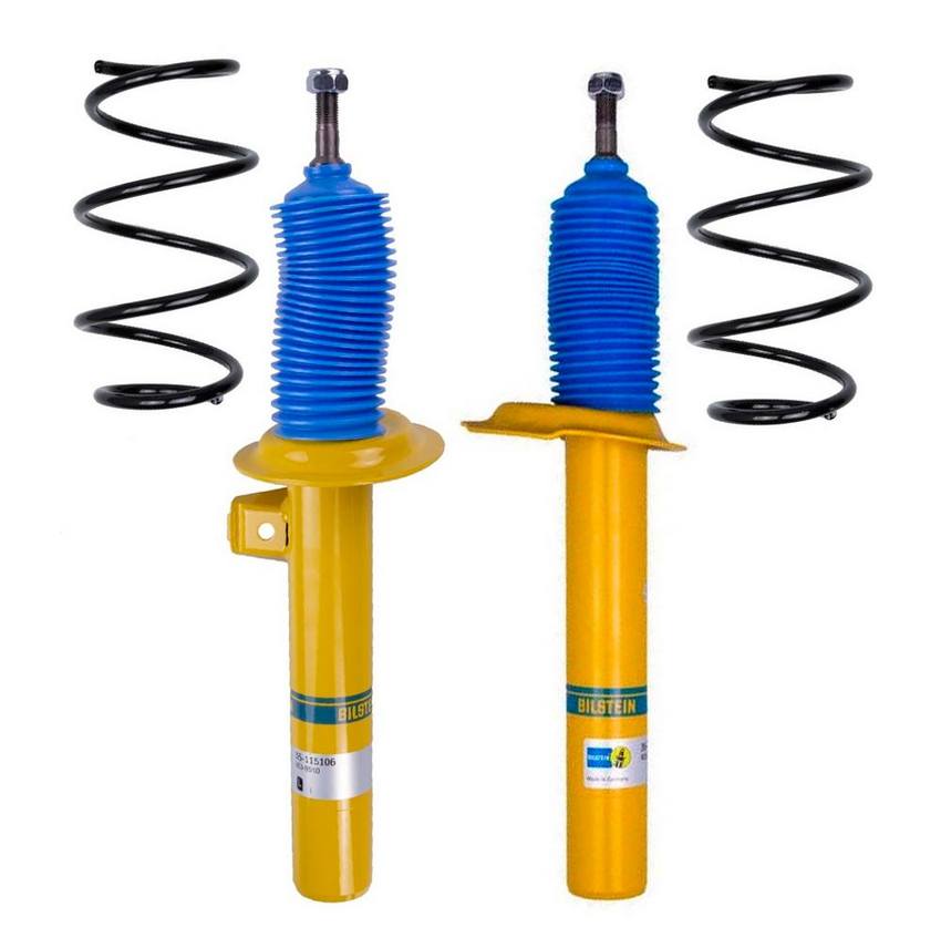 BMW Suspension Strut and Coil Spring Kit – Front (Standard Suspension) (B8 Performance Plus) 31331096184 – Bilstein 3817502KIT