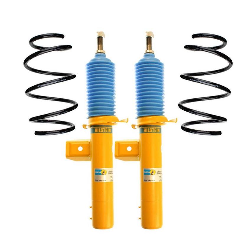 BMW Suspension Strut and Coil Spring Kit – Front (B8 Performance Plus) 31331093086 – Bilstein 3817554KIT