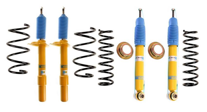 BMW Suspension Strut and Shock Absorber Assembly Kit – Front and Rear (Standard Suspension) (B6 Performance) 33536761219 – Bilstein 3818356KIT