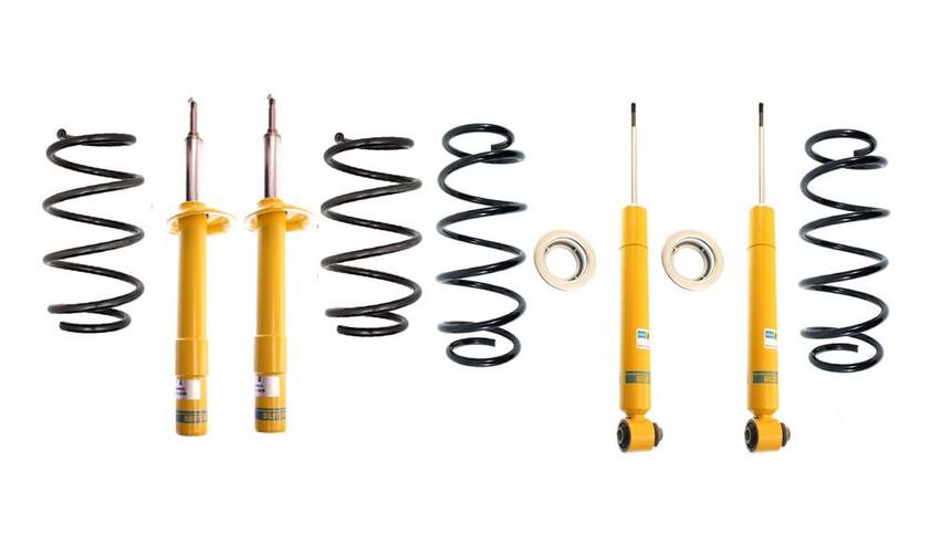 BMW Suspension Strut and Shock Absorber Assembly Kit – Front and Rear (Standard Suspension) (B8 Performance Plus) 33531093634 – Bilstein 3818426KIT