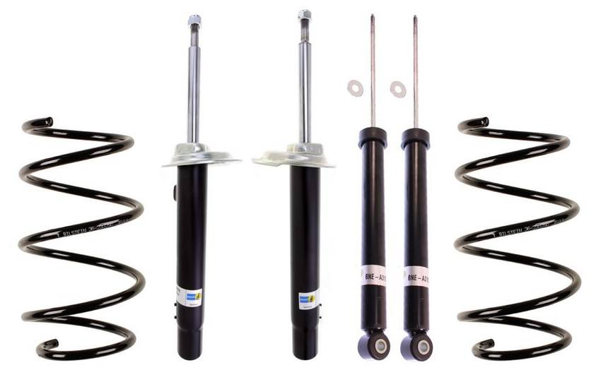 BMW Suspension Strut and Shock Absorber Assembly Kit – Front and Rear (Sport Suspension) (B4 OE Replacement) 33526759100 – Bilstein 3818441KIT