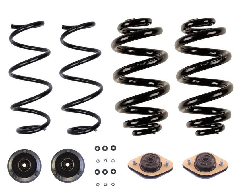 BMW Coil Spring Set – Front and Rear (Heavy Duty Version for Standard Suspension) (B3 OE Replacement) 33531095710 – Bilstein 3819924KIT