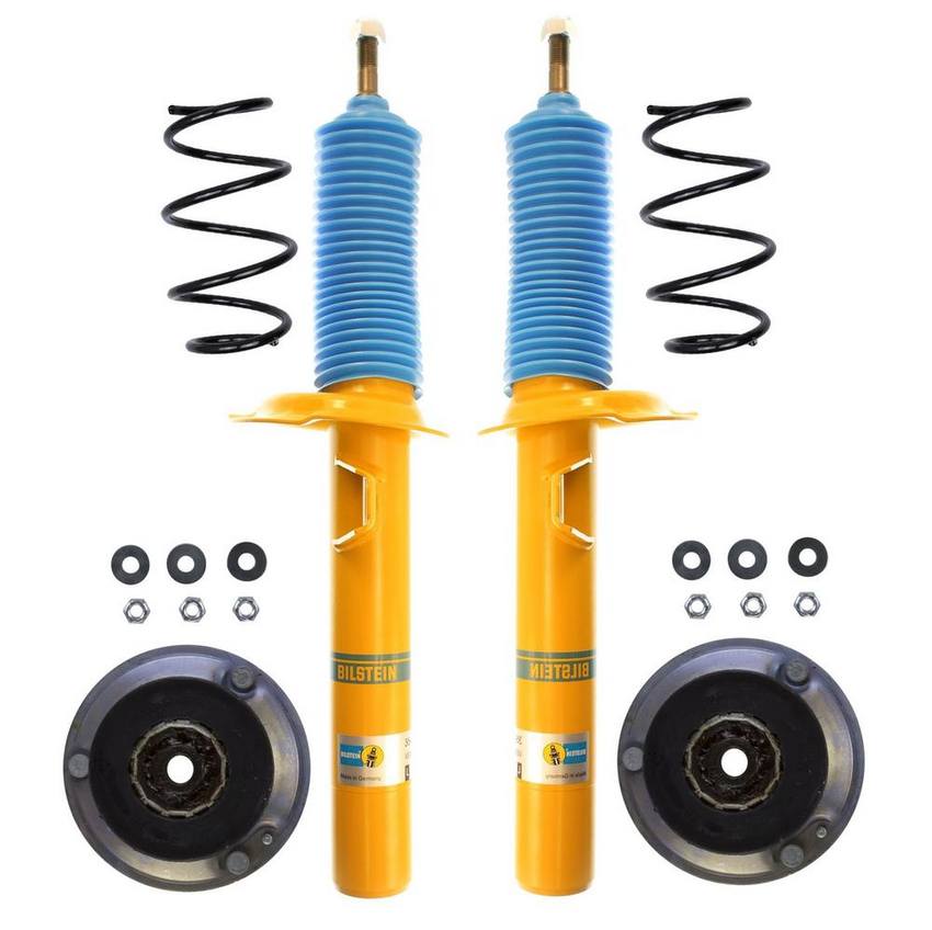 BMW Suspension Strut and Coil Spring Kit – Front (Standard Suspension) (B6 Performance) 31336760943 – Bilstein 3819942KIT