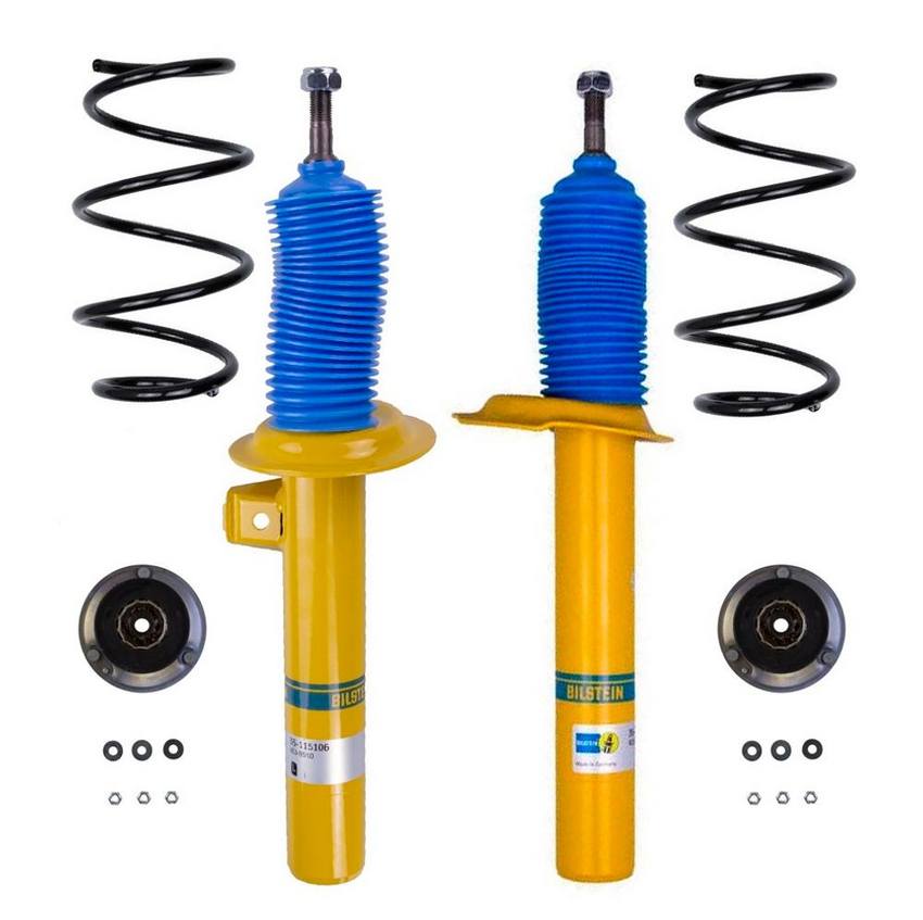 BMW Suspension Strut and Coil Spring Kit – Front (Standard Suspension) (B8 Performance Plus) 31336760943 – Bilstein 3819944KIT