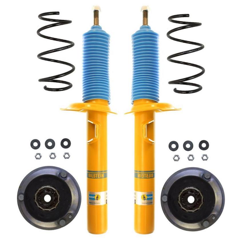 BMW Suspension Strut and Coil Spring Kit – Front (Standard Suspension) (B6 Performance) 31336760943 – Bilstein 3819947KIT