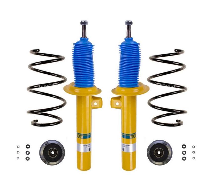 BMW Suspension Strut and Coil Spring Kit – Front (Heavy Duty Version for Standard Suspension) (B8 Performance Plus) 31336760943 – Bilstein 3819960KIT