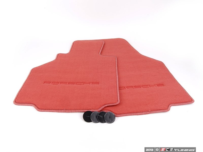 Set Of Floor Mats - Boxster Red