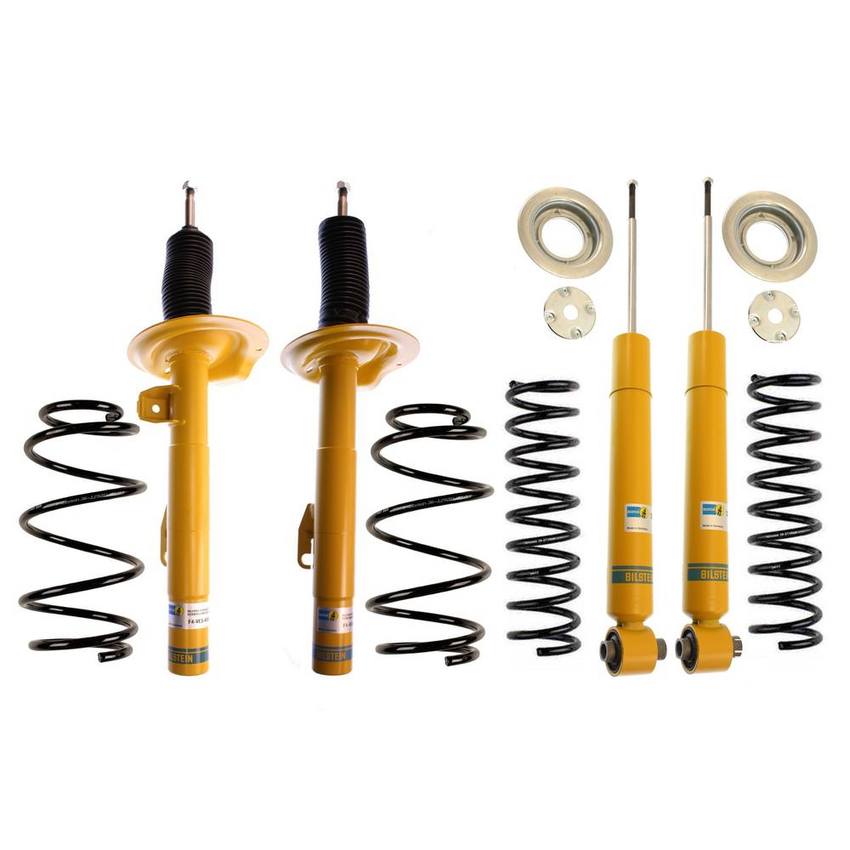 BMW Suspension Strut and Shock Absorber Assembly Kit – Front and Rear (Standard Suspension without Electronic or Self-Leveling Suspension) (B6 Performance) 33531091548 – Bilstein 3913553KIT