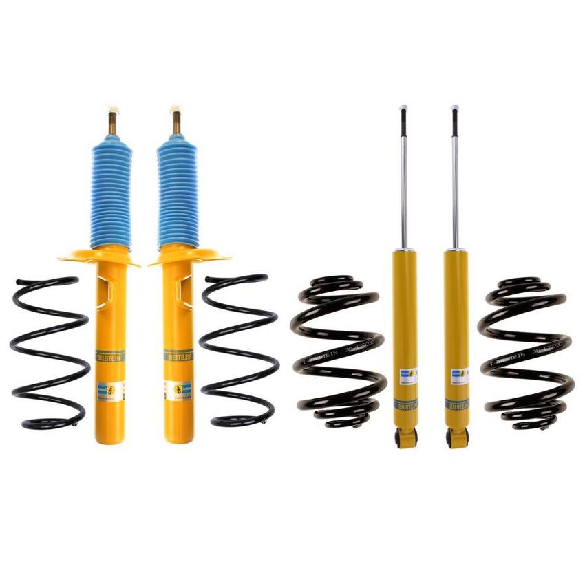 BMW Suspension Strut and Shock Absorber Assembly Kit – Front and Rear (Heavy Duty Version for Standard Suspension) (B6 Performance) 33536750760 – Bilstein 3918031KIT