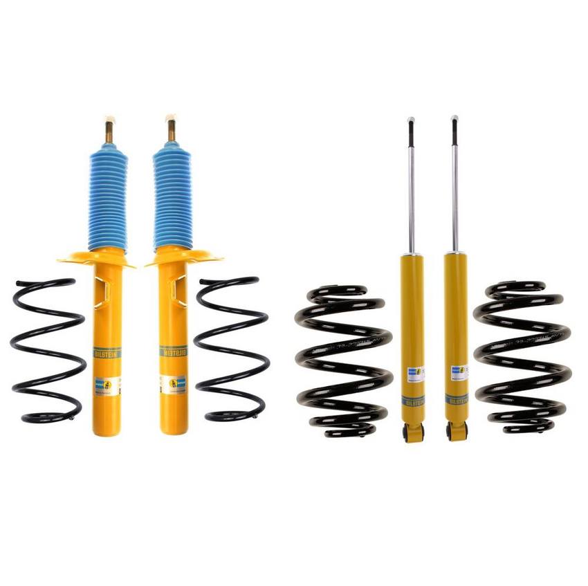 BMW Suspension Strut and Shock Absorber Assembly Kit – Front and Rear (Heavy Duty Version for Standard Suspension) (B6 Performance) 33531095710 – Bilstein 3918036KIT